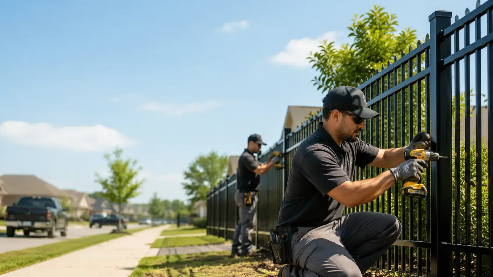 Metal Fence Installation in Burlington, PA